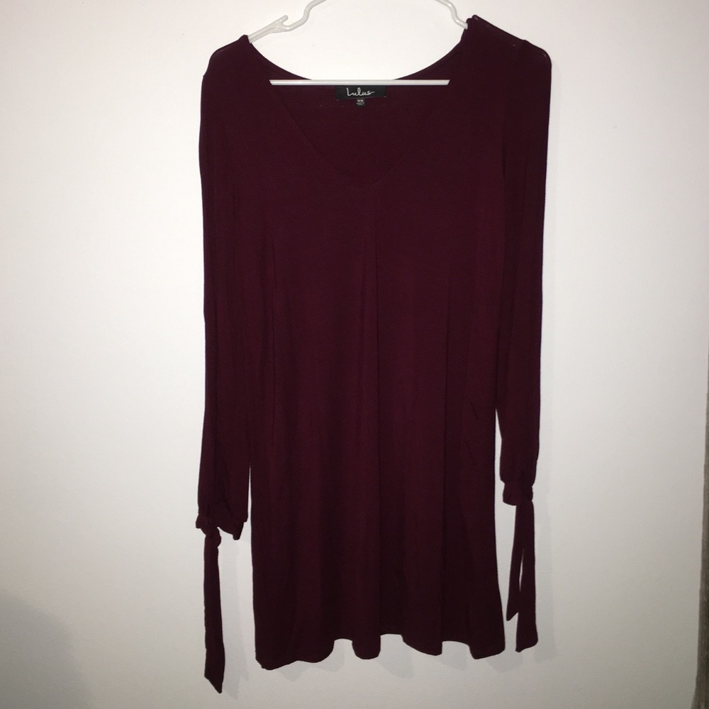 LULUS maroon dress